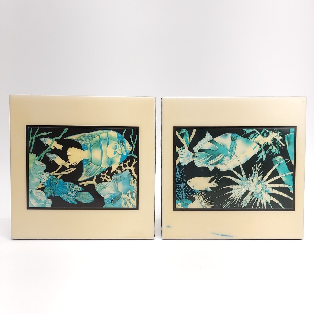 Decorative Kitchen Tiles Barbara Wallace Garden Beneath The Sea Wall Hanging‎
